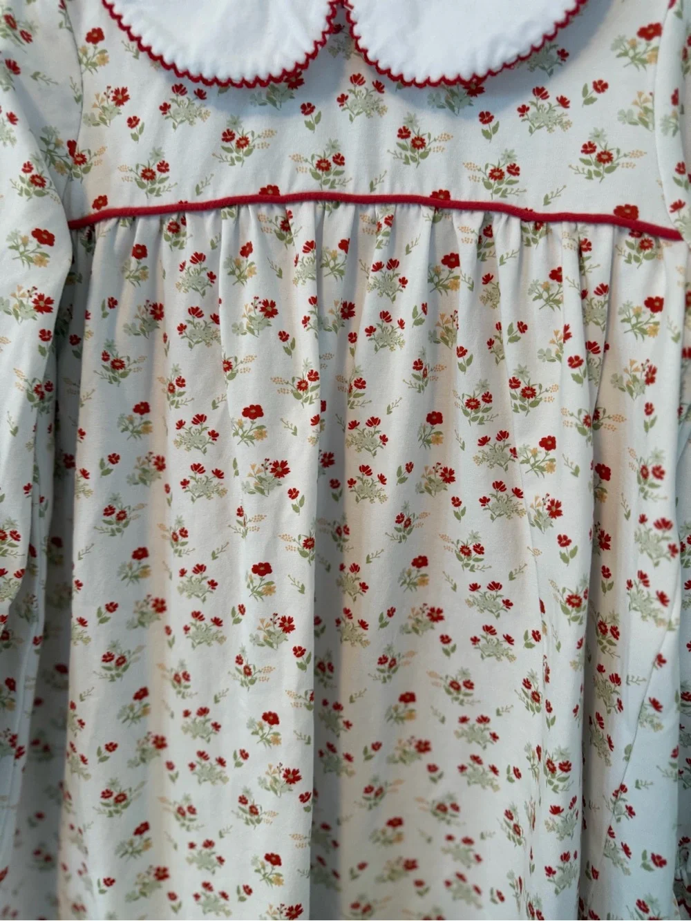 Stitchy Fish Red Floral Dress